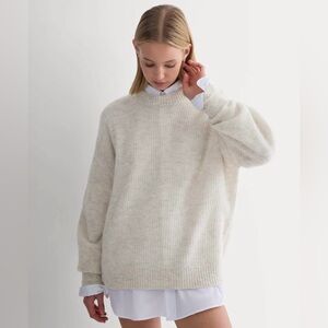 Everlane Alpaca Cocoon Crew Sweater